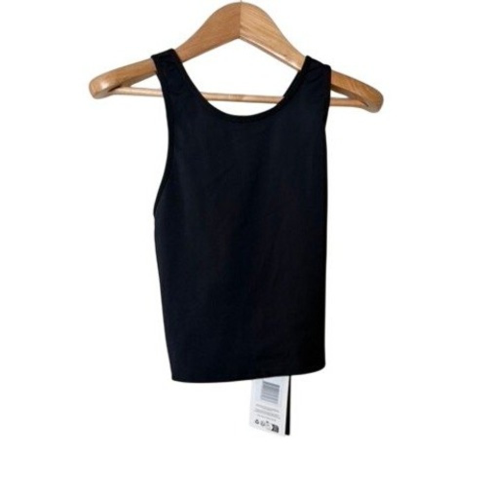PE Nation Agility Test Tank Black Cropped Activewear Top XS NEW